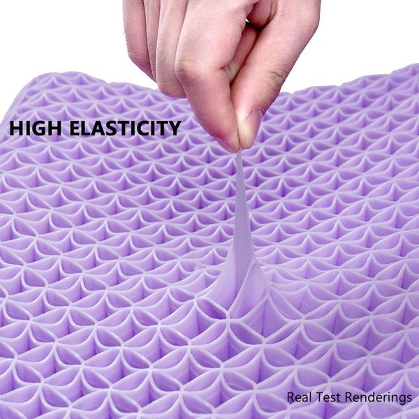 

pillow neck message bed cool tpe high elasticity cervical with cover for sleep travel purple orthopedic shoulder pain protection