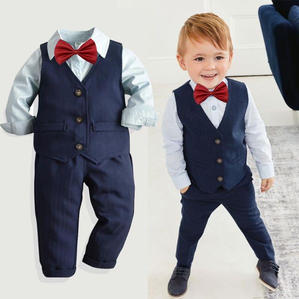 

clothing sets arrival kids designer clothes baby boy formal pants toddler long sleeve shirts conjuntos para ropa, White