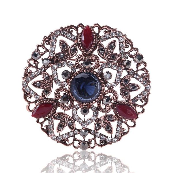

pins, brooches and american retro jewelry wholesale versatile temperament celebrity clothing accessories brooch, Gray