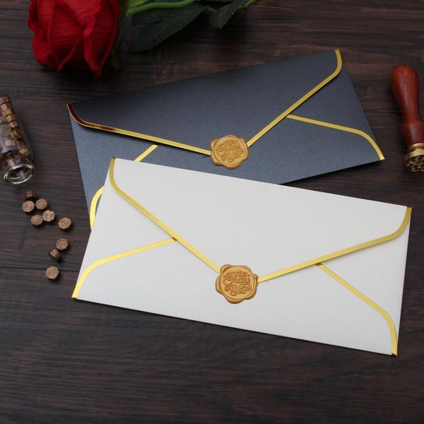 

gift wrap 5pcs/lot custom pearl paper envelopes for letterhead mailing, wedding invitations, postcards