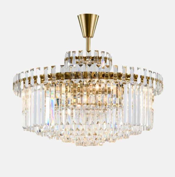 

chandeliers postmodern crystal chandelier villa ceiling lamp living room round dining