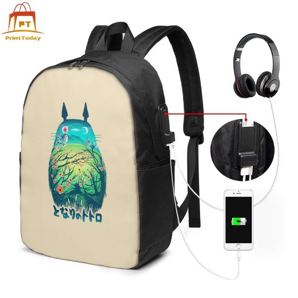 

backpack my neighbor totoro backpacks multi function pattern bag trend bags