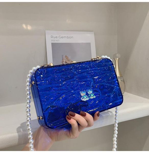 

evening bags fashion transparent women bag vintage solid clear acrylic party dinner handbag woman wedding trendy clutch purse