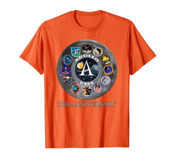 

All Apollo Mission Badges Pacht 50th Moon Landing Gift T-Shirt, Mainly pictures