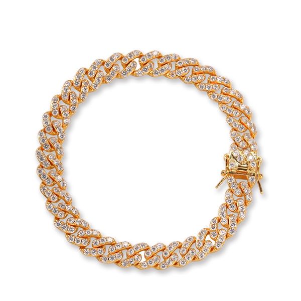 

womens anklets bracelet iced out cuban link anklets bracelets gold silver pink diamond hip hop anklet body chain jewelry 668 q2, Red;blue