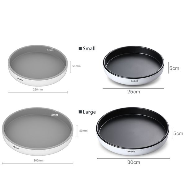 

ecoco rotating storage rack mutifunctiona seasoning organizer shef oiproof non-sip kitchen pies hoder
