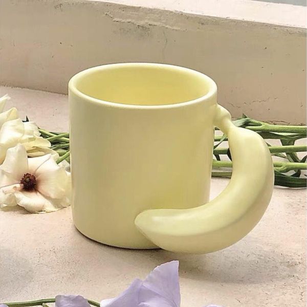 

mugs fruit cup cherry banana peach love mug cute girl couple coffee cups