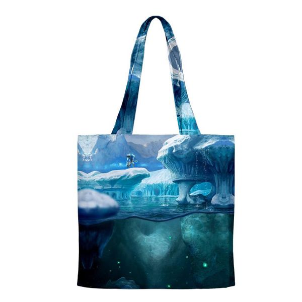 

school bags subnautica below zero one shoulder canvas bag shopping casual tote