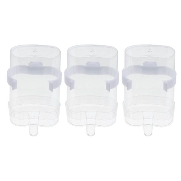 

garden decorations 3pcs automatic water feeder bird food dispenser for cage