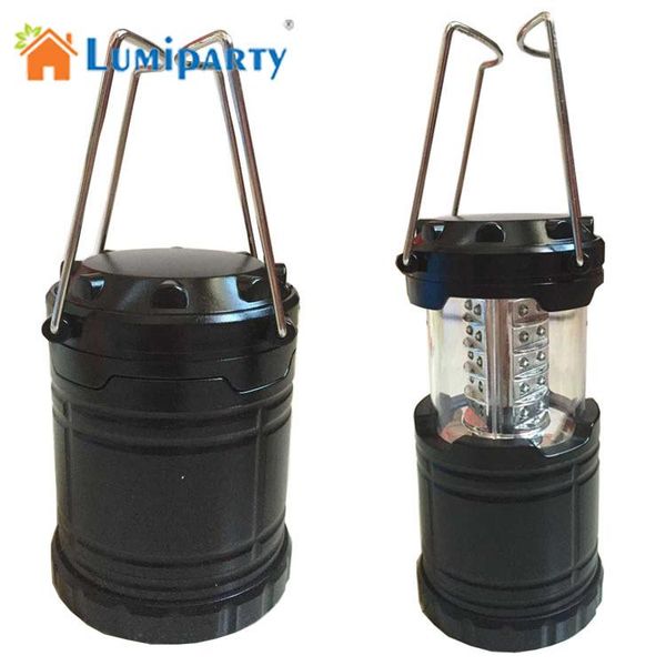 

lumiparty 30led camping lantern outdoor portable lights water resistant lighting lamp black super bright lightweight lanterns