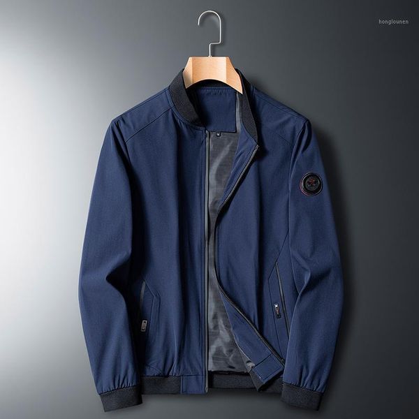 

men's jackets plus size 8xl-m men's spring and autumn casual solid color jacket bomber oversized baseball harajuku, Black;brown