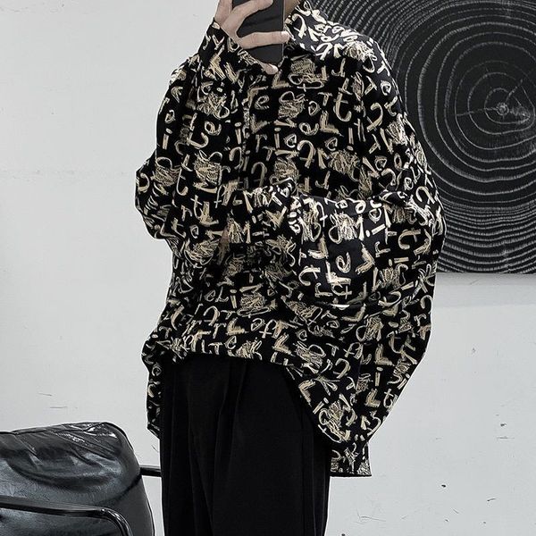 

men's casual shirts long sleeved shirt, korean loose with all hong kong antique jackets, summer, 2021, White;black