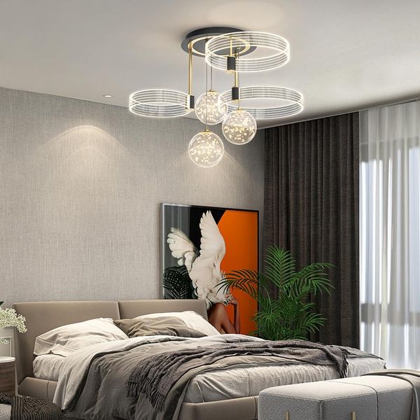 

pendant lamps modern lights creative acrylic light strips deco bedroom lighting led haning lamp for living room dining kitchen