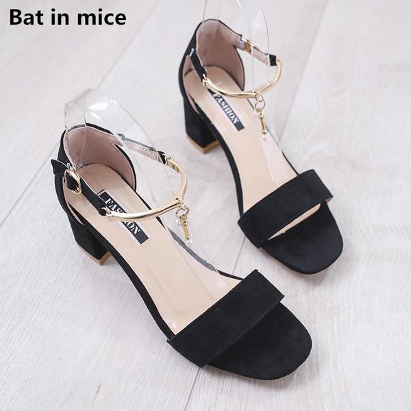 

dress shoes summer sandals woman ladies platform high heels wedding women causal single mujer w151, Black
