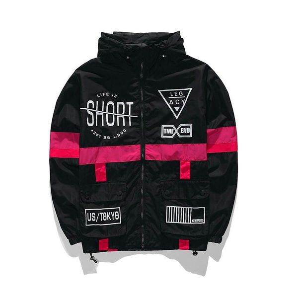 

men's jackets autumn men patchwork fashion hip hop bomber jacket casual windbreaker women punk hiphop and coats jaqueta masculina, Black;brown