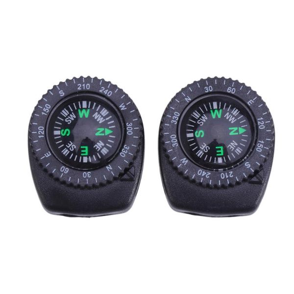 

portable mini plastic detachable compass outdoor camping for watch gadgets