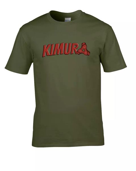 

kimura comic style jiu jitsu submission- men's t-shirt, White;black