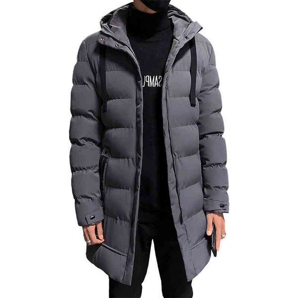 

men's hooded winter et, plain men's clothing, windbreaker, long large coat, black, gray, 4xl, Black;brown