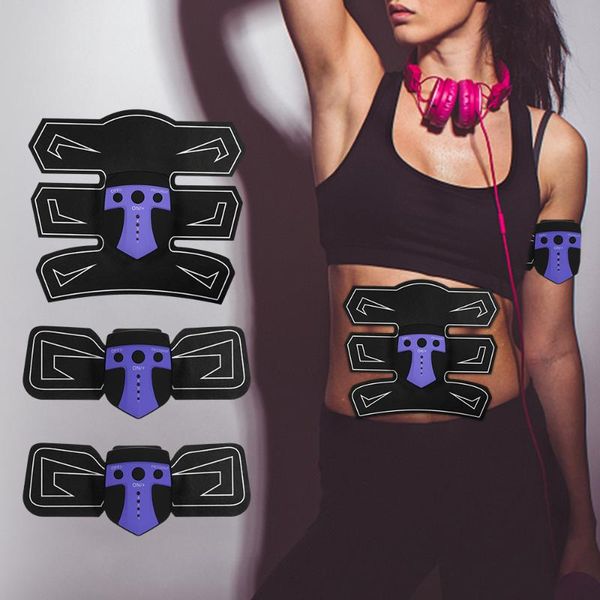 

wireless muscle stimulator trainer smart fitness abdominal training electric weight loss stickers body slimming belt equipment
