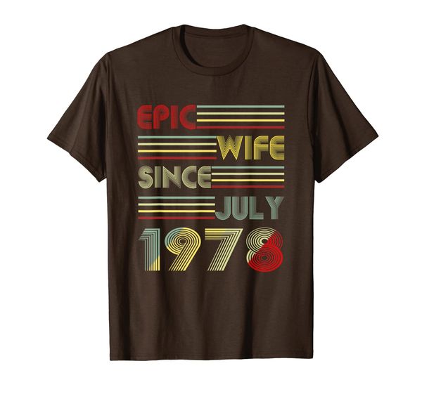 

epic wife since 1978, 41st wedding anniversary gift, White;black