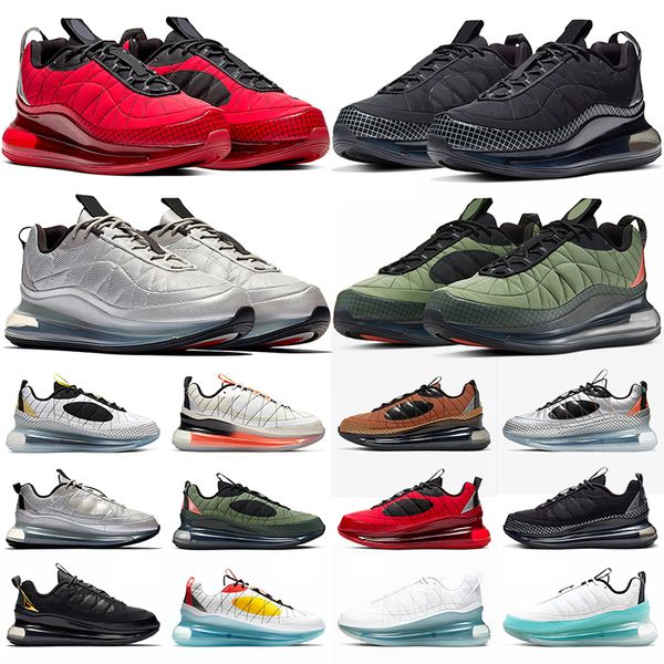 

max 720-818 men women running shoes metallic silver copper sail orange black white university red aqua mens womens sports trainers sneakers