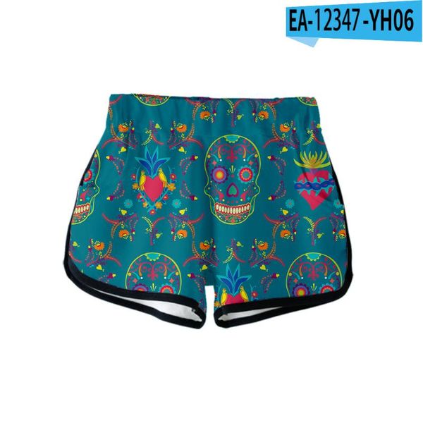 

women's pants & capris multicolored with skulls patterns microfibre, Black;white