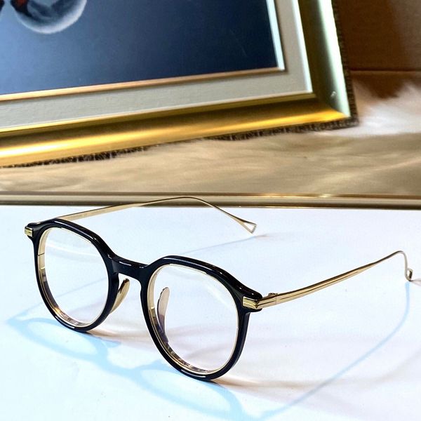 

super sung kmn-141 optical eyeglasses for men women retro style anti-blue light lens plate titanium oval frame with box, White;black