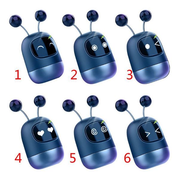 

car air freshener perfume cute robot diffuser solid vent on