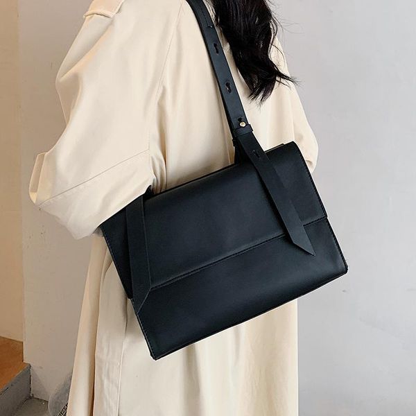 

zipper solid color soft pu leather small shoulder bags 2021 women hand bag fashion trend casual tote handbags and purses evening