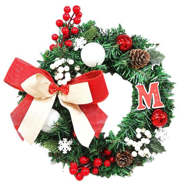 

home decoration weddings flowers christmas decorations doors 30cm garlands red walls showcases decorative & wreaths