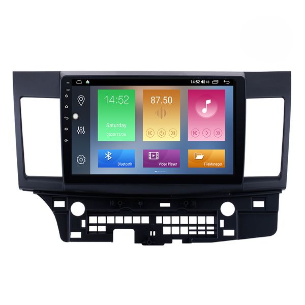 HD Touchscreen Car DVD GPS Navegação Player Rádio para Mitsubishi Lancer-ex 2008-2015 com FM WiFi USB 1080P Android 10.1 polegadas