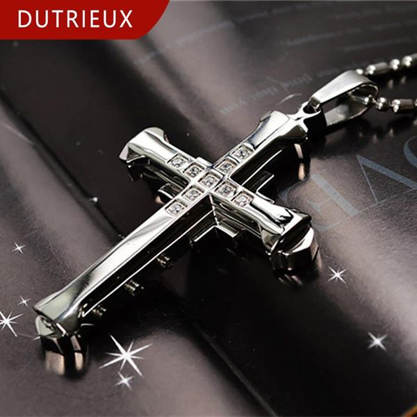 

car decoration crystal cross lucky pendant rearview mirror interior accessories decorations
