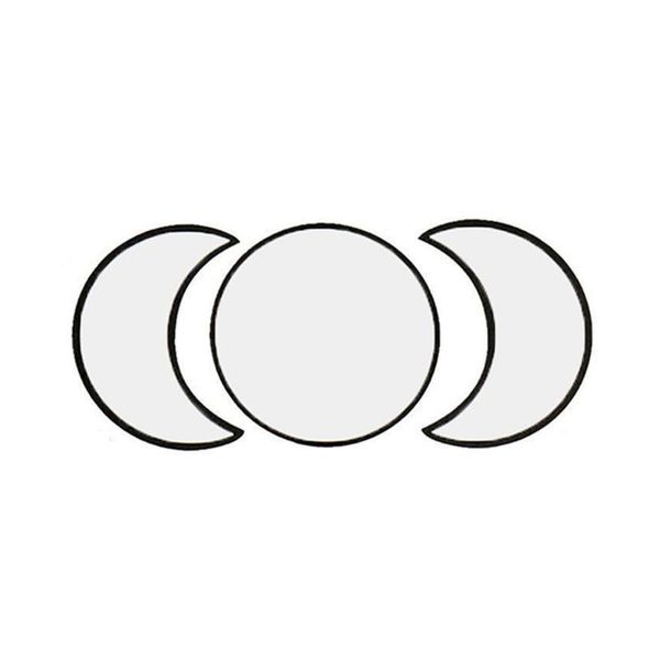 

mirrors 3pcs/5pcs nordic style decorative for home decor living room mirror moon