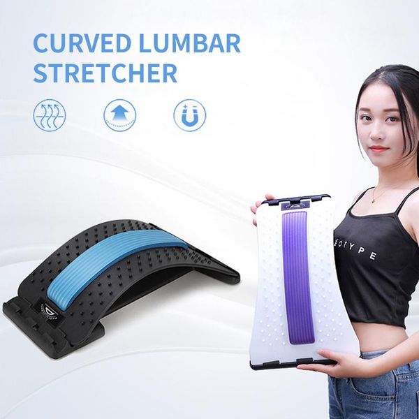 

accessories back stretch equipment massager waist stretcher vertebral pain relieving relaxation spine health care fitness x99b