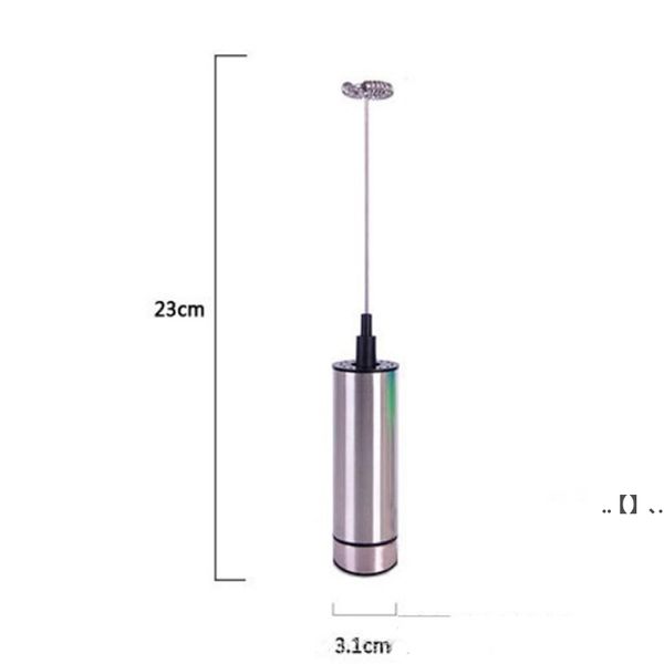 NUOVO Frullino per le uova Mini strumento per la creazione di schiuma elettrica Montalatte portatile Frullatore Frullino per panna in acciaio inossidabile Frullatore per uova Accessori per la cucina EWE7451