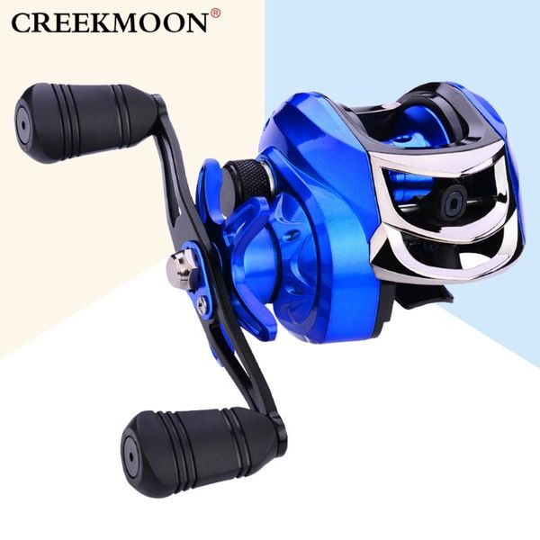 

baitcasting reels fishing reel blue and red color available 18+1 ball bearings 10kg right left hand wheel