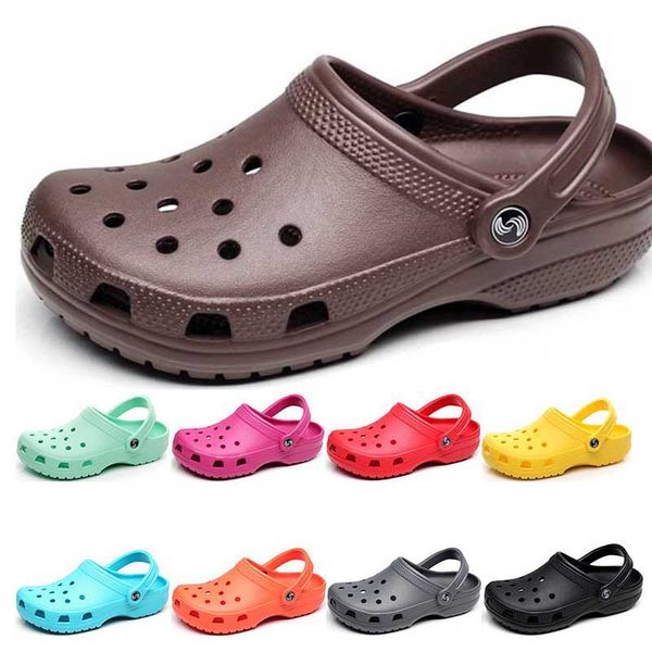 

325 hotsale fashion Sandals Slip On Casual Beach Waterproof Shoes men Classic Nursing Clogs Hospital Women Slippers Work Medical, 2 36-41