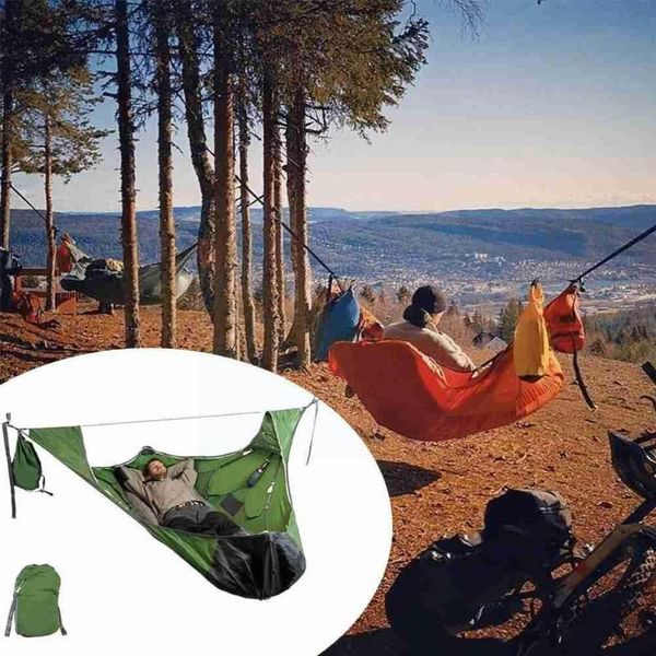 

tents and shelters ultralight outdoor hammock with anti mosquito net detachable 1-2 camping tent backyard person travel hiking p3p4