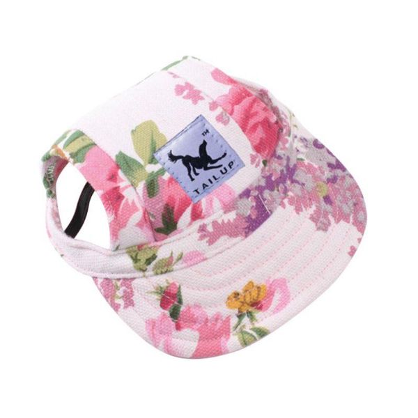 

dog apparel pet cute baseball cap hat small dogs summer outdoor adjustable hats with ear holes headdress accessories