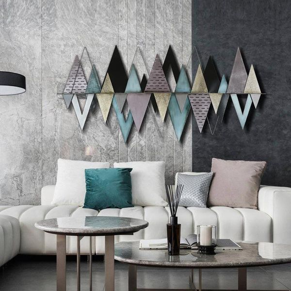 

decorative objects & figurines living room sofa background wall decoration pendant european style light luxury creative wrought iron
