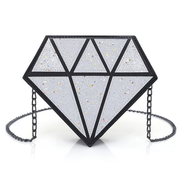 

evening bags summer sequin chain shoulder bag korean creative splicing personalized women's small trend for women