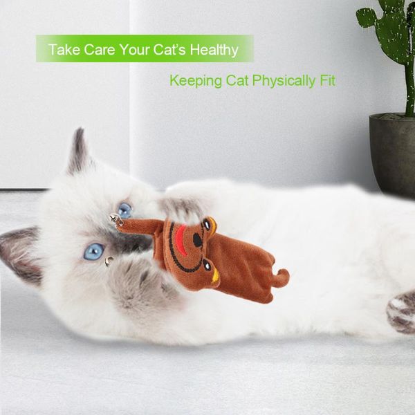 

cat toys teeth grinding catnip funny interactive plush cats pet kitten chewing toy mint for