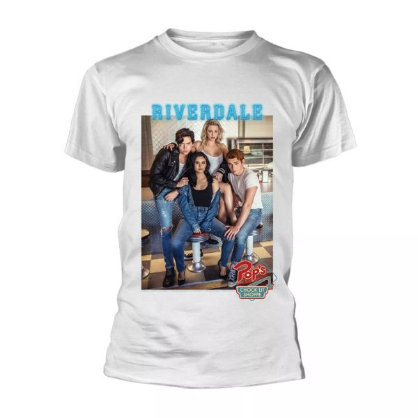 

riverdale group p official t-shirt men unisex, White;black