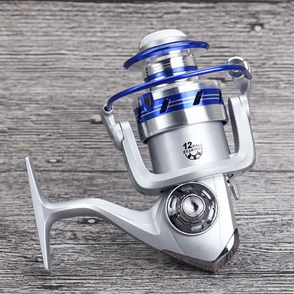 

ball bearing 5.5:1 speed ratio metal fishing reel spinning wheel tackle kit thj99 baitcasting reels