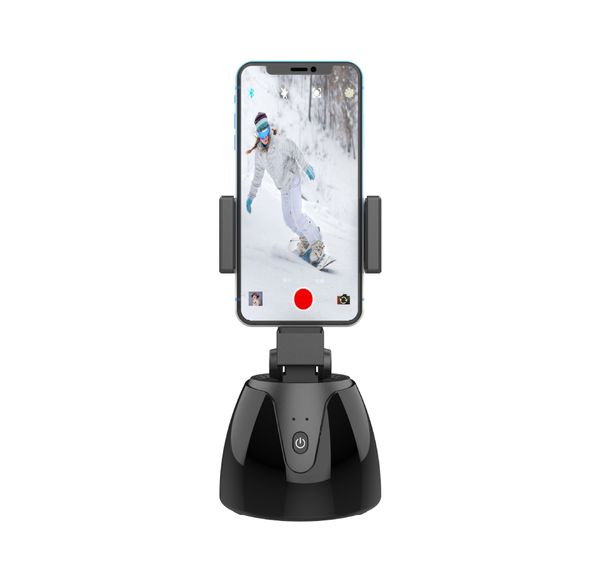 CT01 Auto Face Tracking Camera Stabilizzatore cardanico Supporto per riprese intelligenti 360 Rotazione Selfie Stick Treppiede per registrazione video Vlog dal vivo