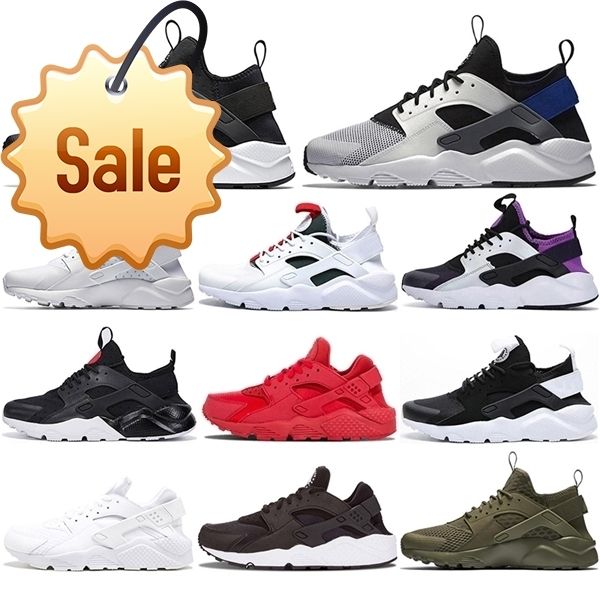 

2022 socks huarache 1.0 4.0 running shoes for women men white black purple mesh breathable sport sneakers mens trainers
