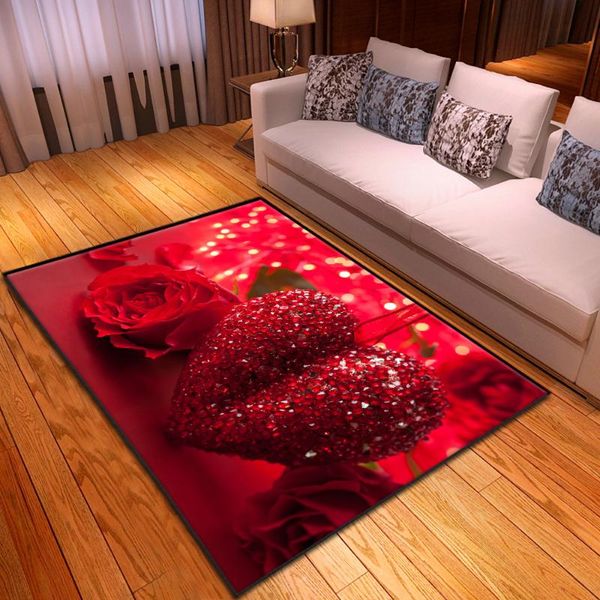 

carpets valentine's day living room carpet home decoration kids bedroom bedside rugs children's anti-slip hallway balcony bath flo