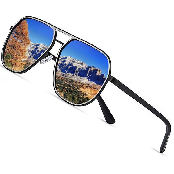 

sunglasses gradient polarized men's fashionable anti-glare driving shades women designer uv400, White;black