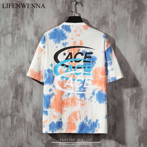 

lifenwenna men hip hop t shirt streetwear camouflage print t-shirt summer harajuku tshirt short sleeve tee skateboard shirt 210528, White;black