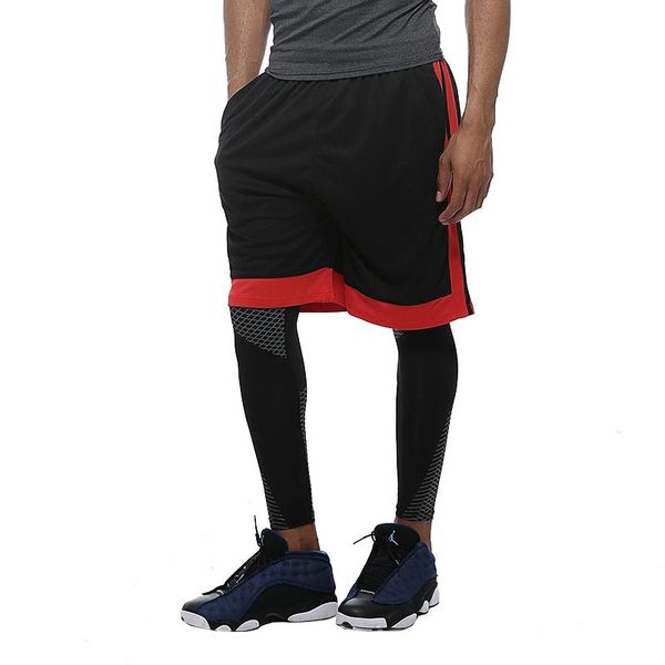 

men sporting gymming quick-dry workout casual board shorts for bodybuilding runs loose fitness yogaing jogger gym men's, White;black